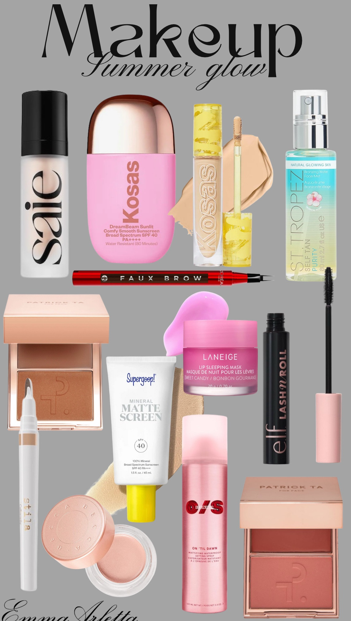 My go-to summer makeup for that glow ☀️

Makeup, summer makeup, makeup products, glowy skin, tan

#LTKSeasonal #LTKSummerEdit #LTKBeauty