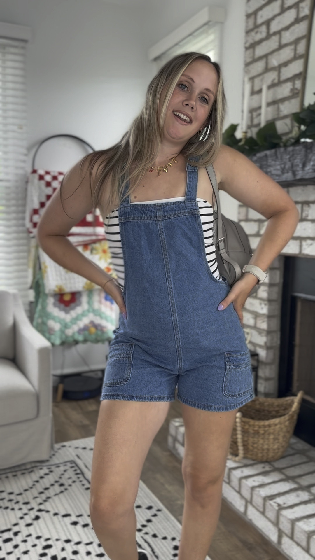 I love a good pair of overalls for summer time! I would size up one size for a more oversized fit

#LTKSeasonal #LTKFindsUnder50 #LTKStyleTip