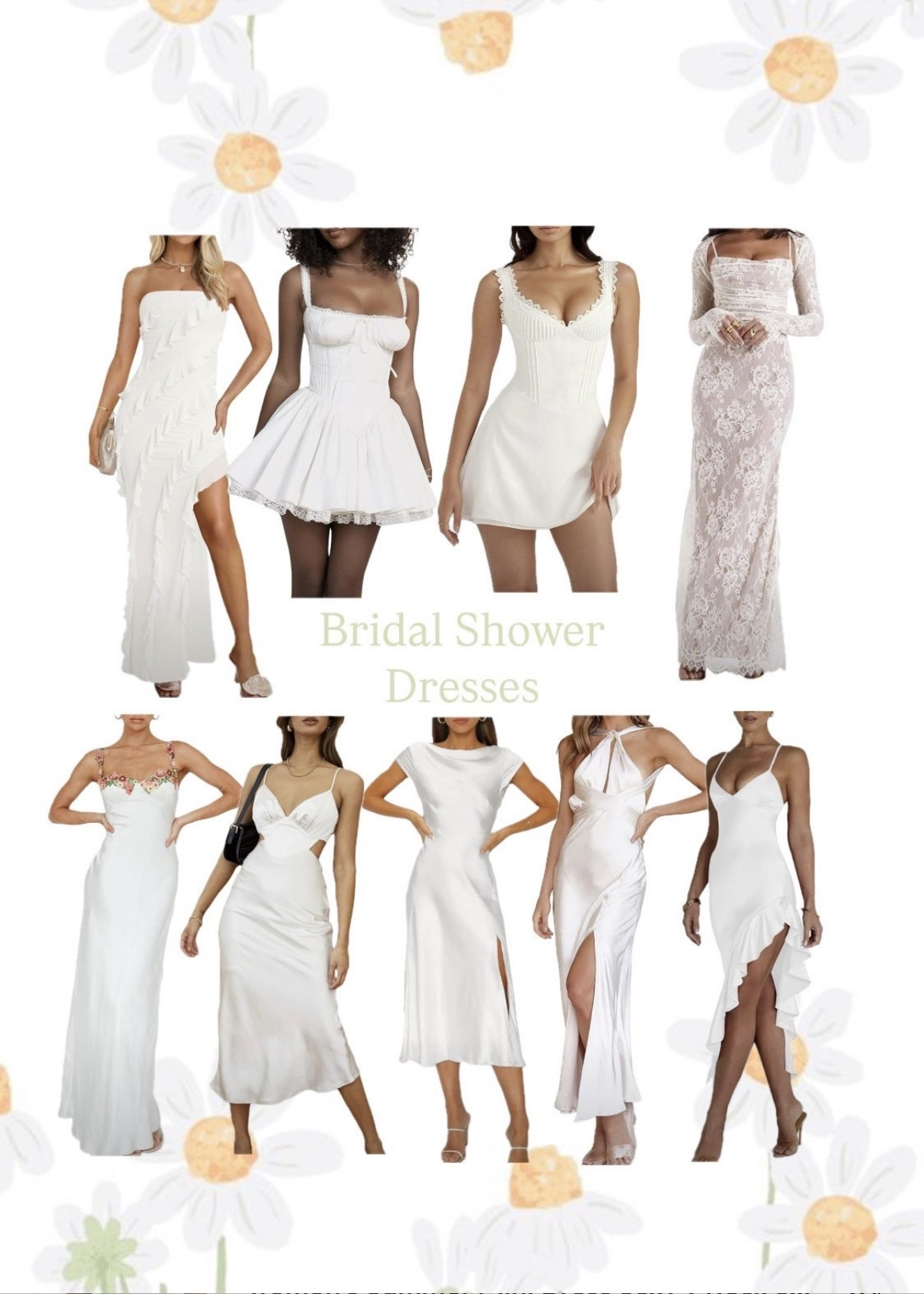 BRIDAL SHOWER DRESSES 💍 Engagement party, engagement dress, engagement dresses, engagement party dress, engagement party dresses, engagement photos, engagement photo shoot, bridal wardrobe, white dress, white dresses, engagement pictures, formal white dress, formal white dresses, bride, bride to be, 2026 bride, 2026 brides, engagement look, engagement looks, wedding dress, wedding dresses, bridal shower, bridesmaid luncheon, bachelorette, rehearsal dinner, reception, after party,

#LTKWedding