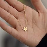 14K Solid Gold Star Charm Bracelet Star Bracelet Gold Bracelet Dainty Star Bracelet Layering Lucky C | Amazon (US)