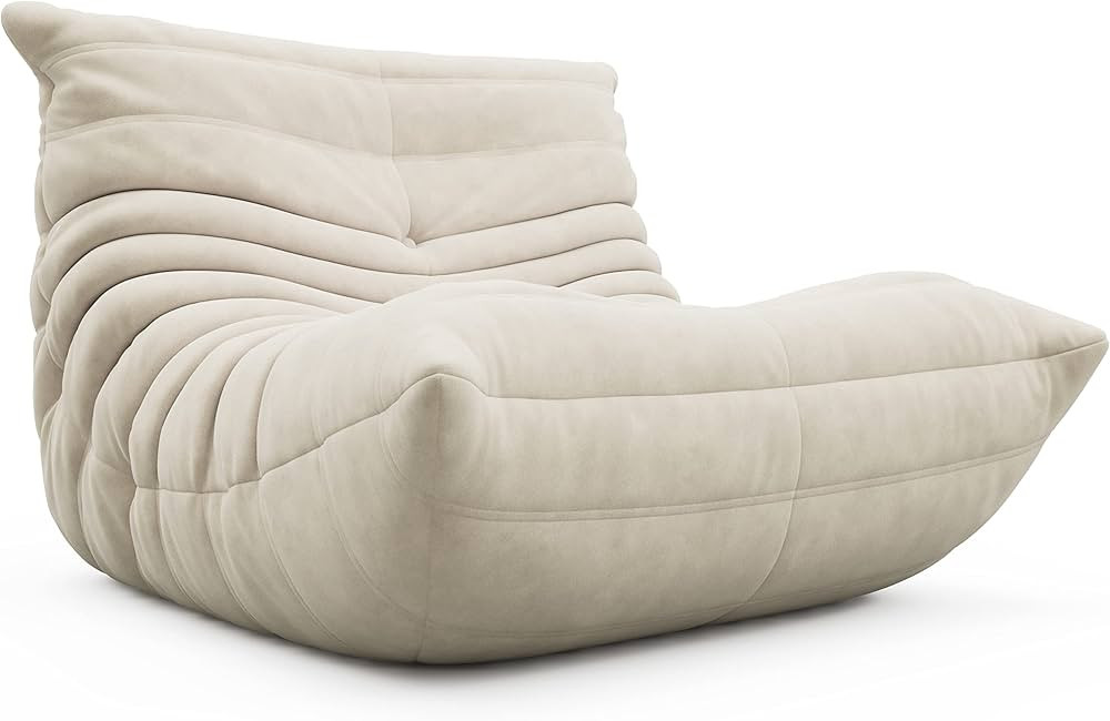 Sofa, Oversized Armless Fireside Chair, Soft Suede Floor Lounge Chair Lazy Sofa Accent Chair for ... | Amazon (US)