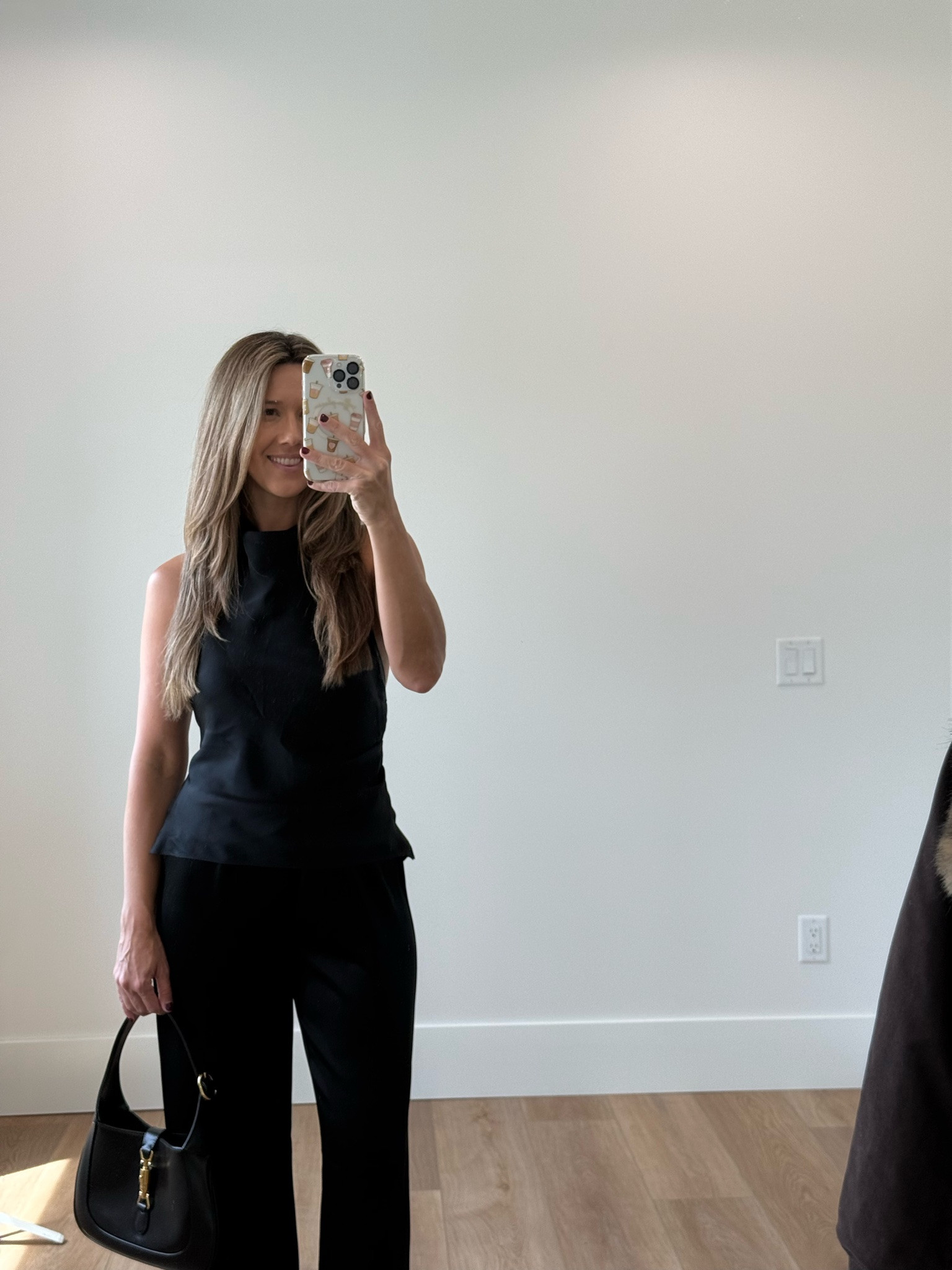 black satin set is so chic
pants small
top 2 

 #LTKSeasonal #LTKOver40