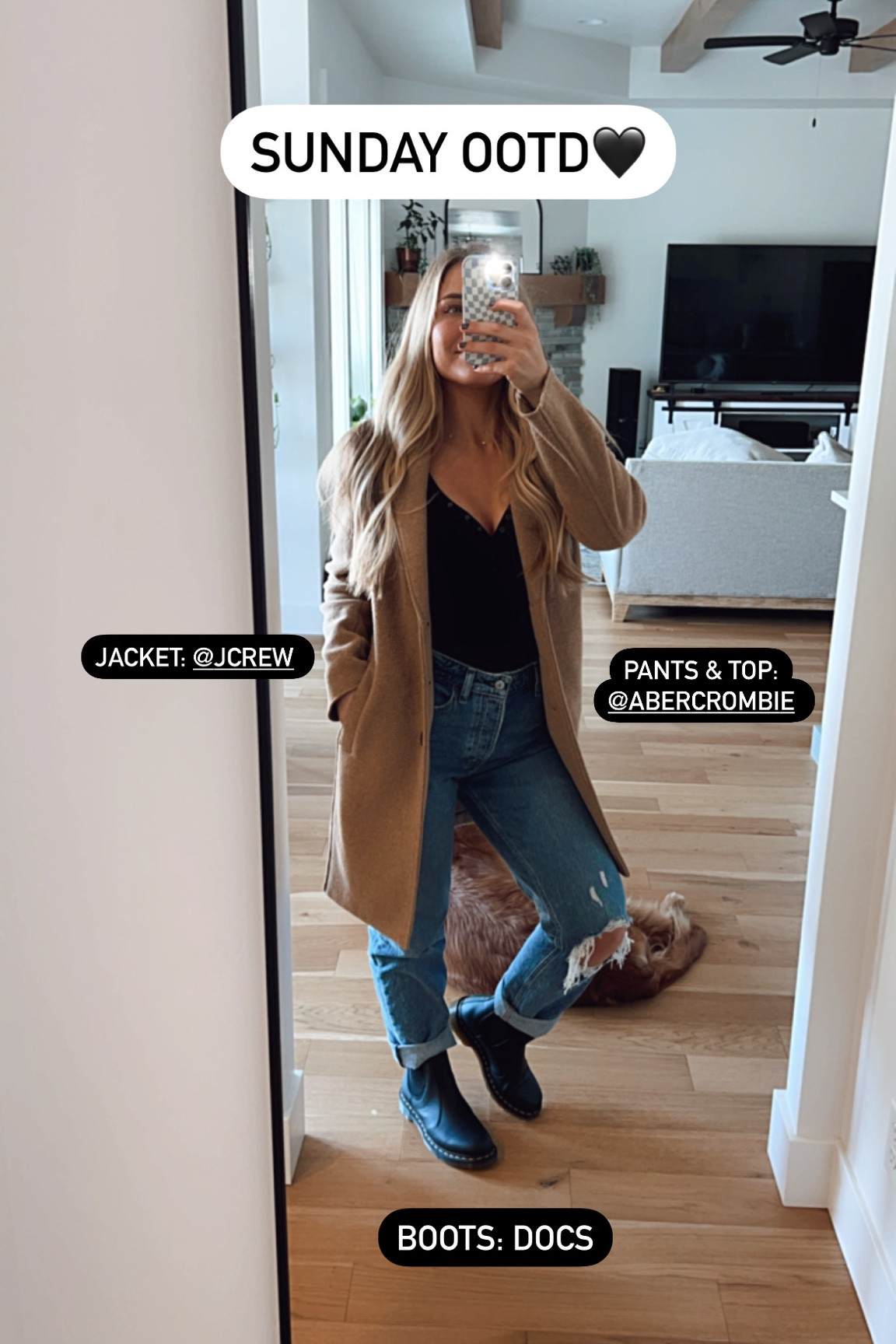 Todays church ootd🖤 These jeans are so comfy & fit true to size. I’m wearing a 25 reg :) 

#LTKstyletip #LTKSale #LTKfit