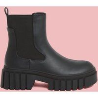 Don’t Panic Black Ankle Boots New Look Vegan | New Look (UK)