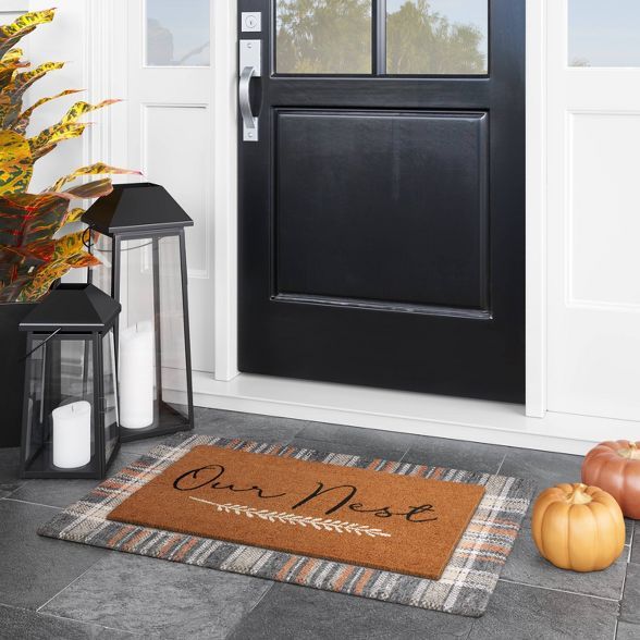1'6"x2'6" Our Nest Doormat Natural - Threshold™ | Target