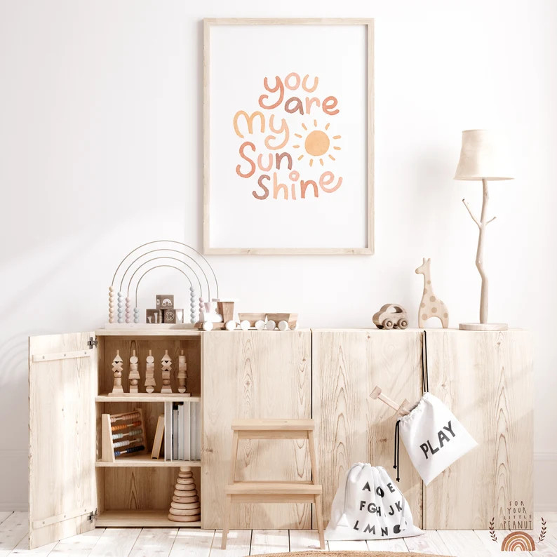 You Are My Sunshine Nursery Wall Art Nursery Decor Printable Wall Art Nursery Prints Digital Prin... | Etsy (US)