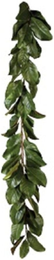 American Best Magnolia 5' Garland or 28" Magnolia Wreath in All Green Leaves or Mixed Burgundy an... | Amazon (US)