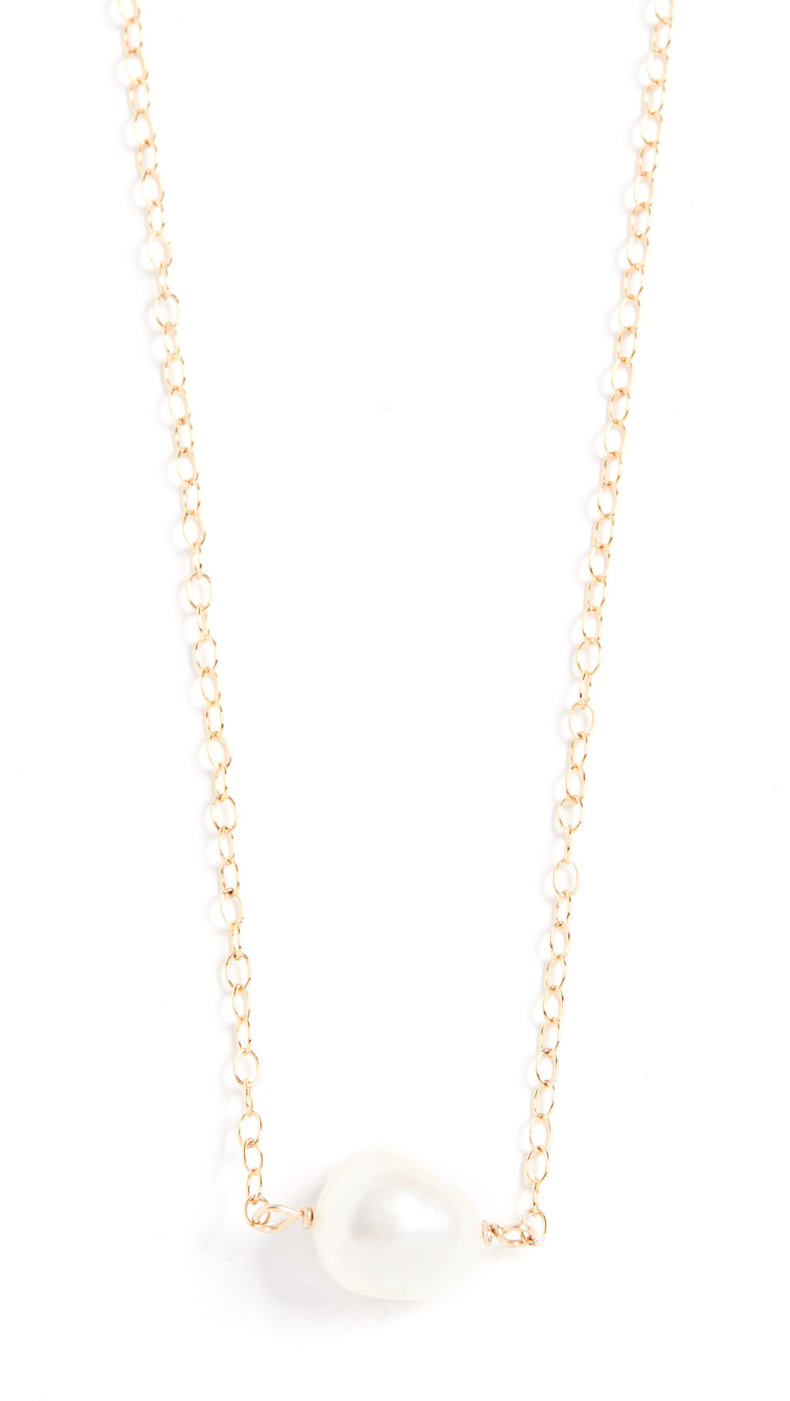 Maison Monik Single Pearl Necklace | Shopbop