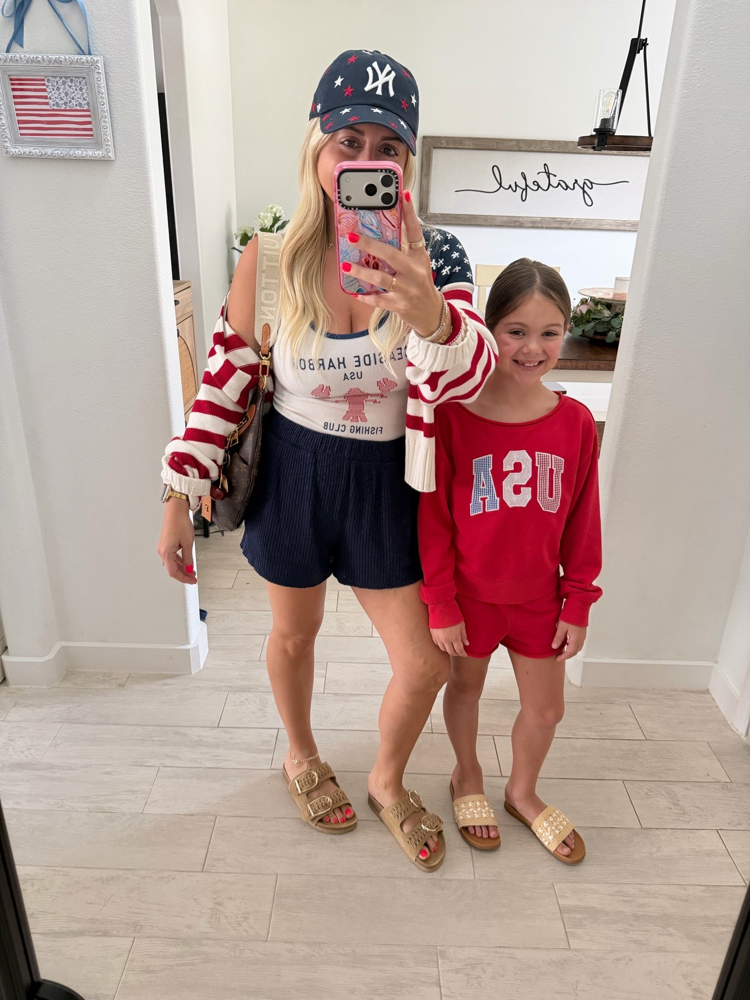 4th of July outfits 
USA
Xs tank
M cardigan 
Small shorts 
Sandlas tts

#LTKootd #LTKSaleAlert