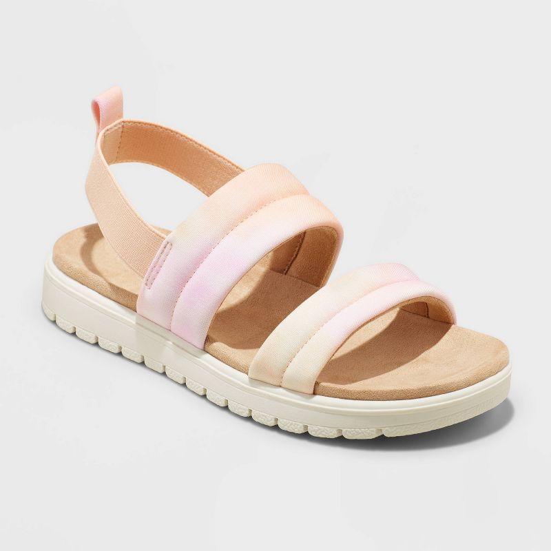 Girls' Hazel Slip-On Footbed Sandals - Cat & Jack™ | Target