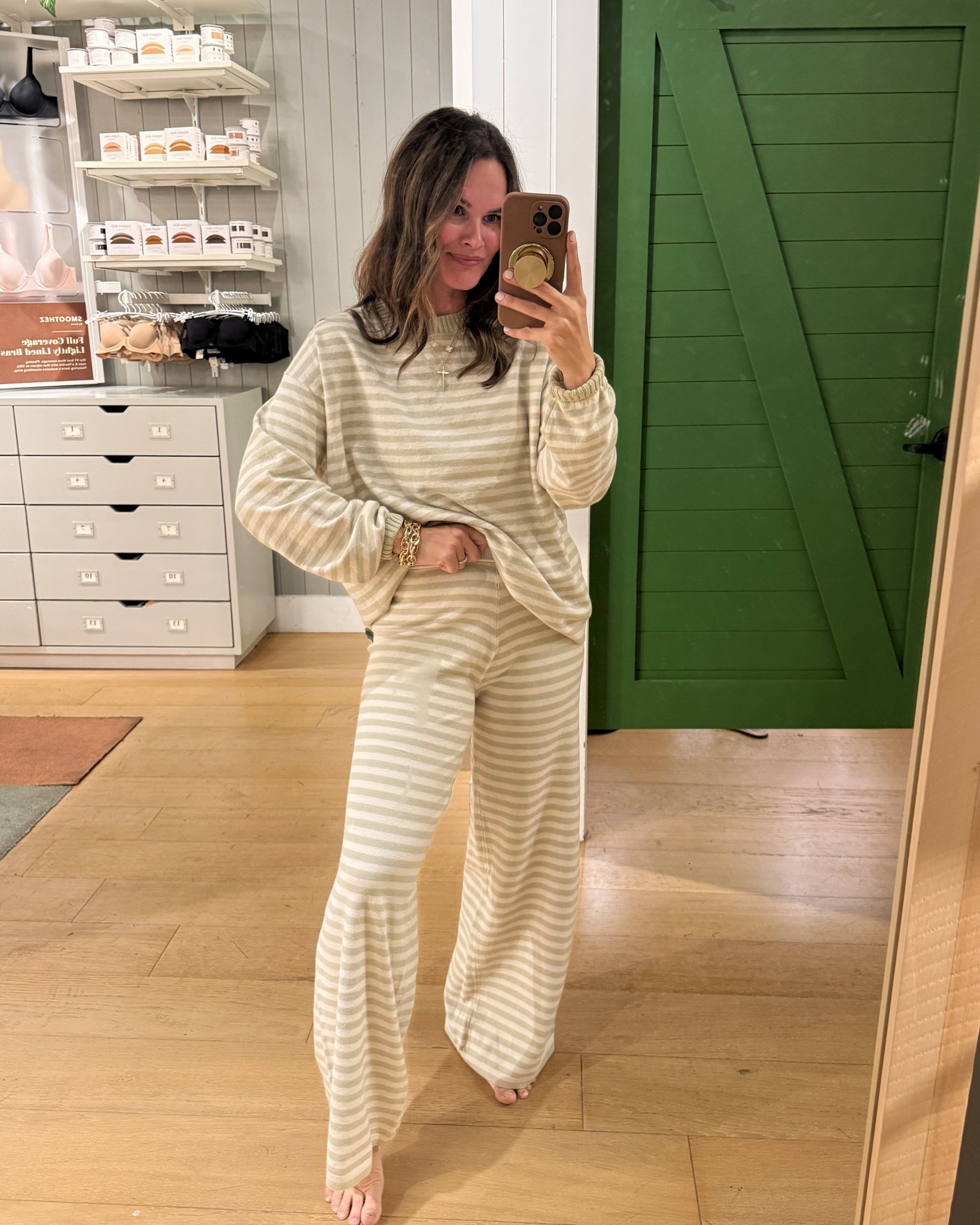 This striped set from Aerie is perfect for lounging!

#LTKdayinmylife #LTKgrwm #LTKootd