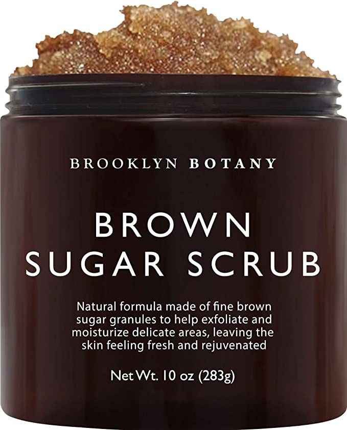 Brooklyn Botany Brown Sugar Body Scrub - 10 oz - Moisturizing and Exfoliating Body, Face, Hand, F... | Amazon (US)
