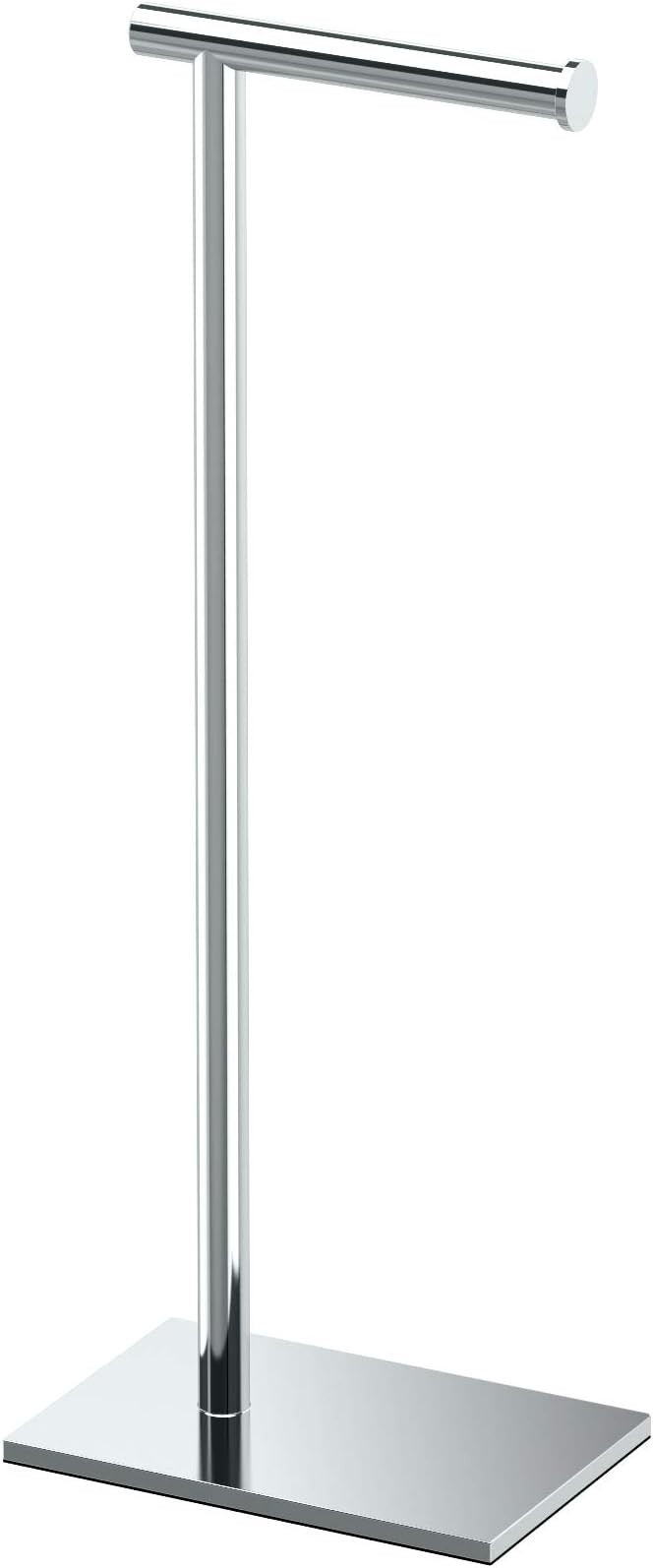 Modern Square Base Tissue Holder Stand, 21.25", in Chrome | Amazon (US)