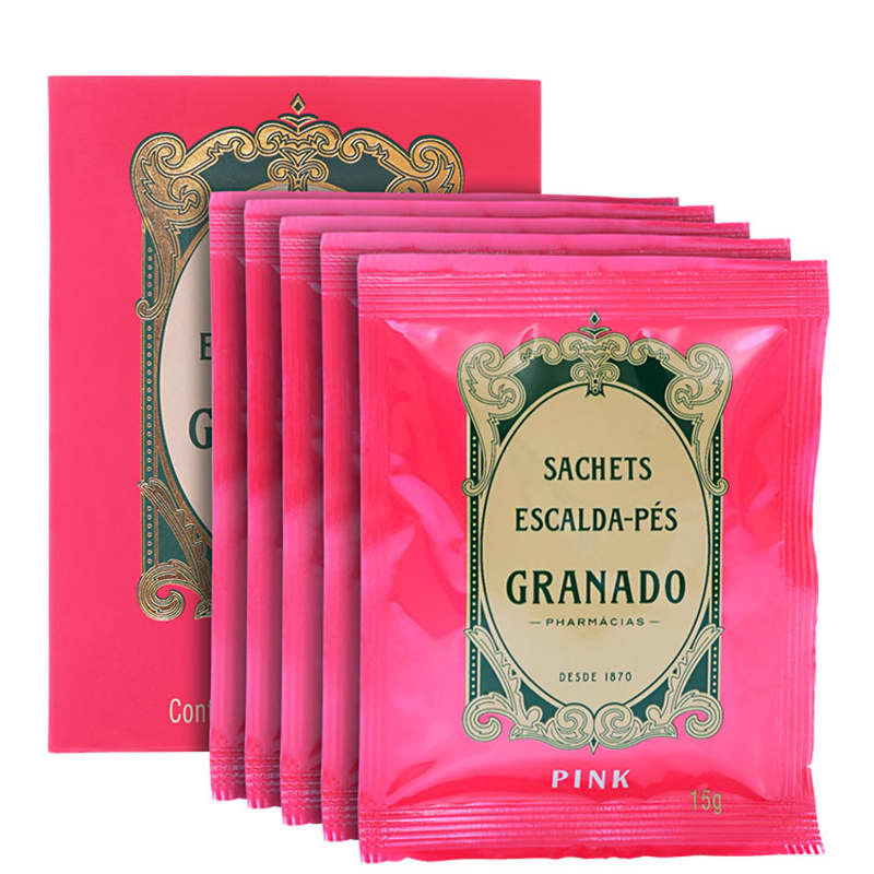 Granado Pink Sachet Escalda-Pés
        
            
                 - Sais Relaxantes 5x15g | Beleza Na Web (BR)