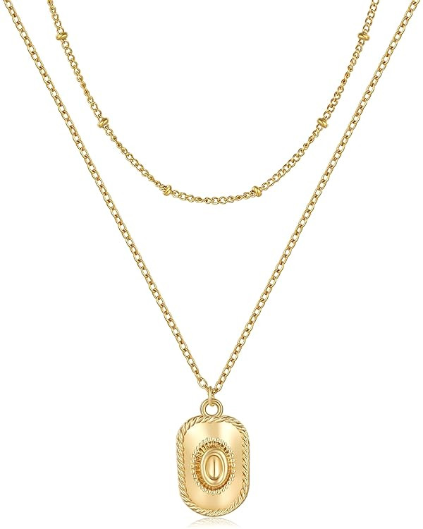 Cowgirl Necklace Gold Layered Necklace Cowboy Hat Boot Necklace Coastal Cowgirl Gold Western Coun... | Amazon (US)