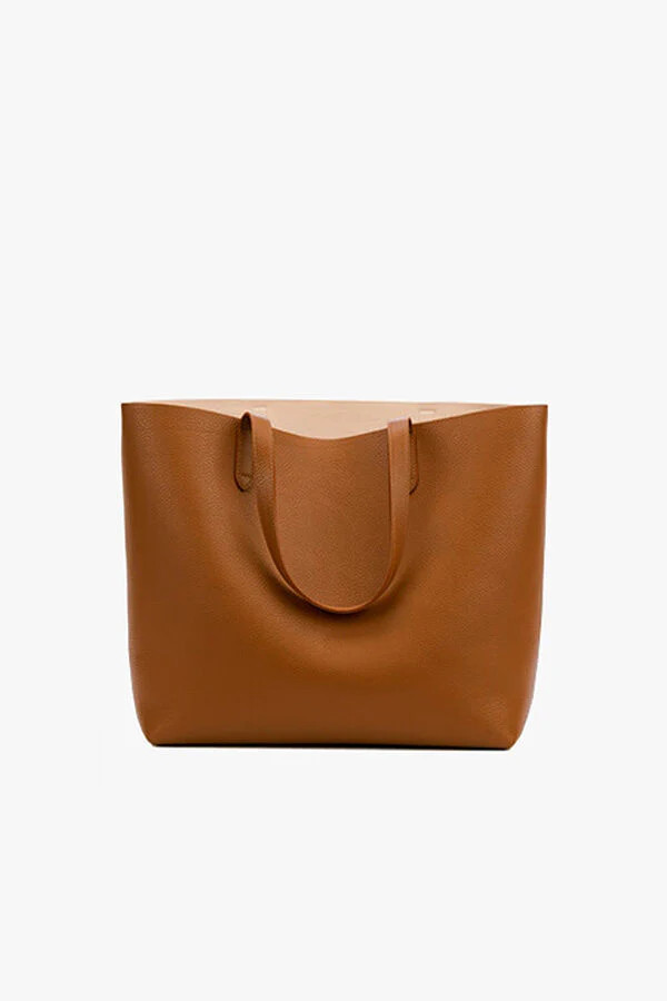 Classic Structured Leather Tote | Cuyana