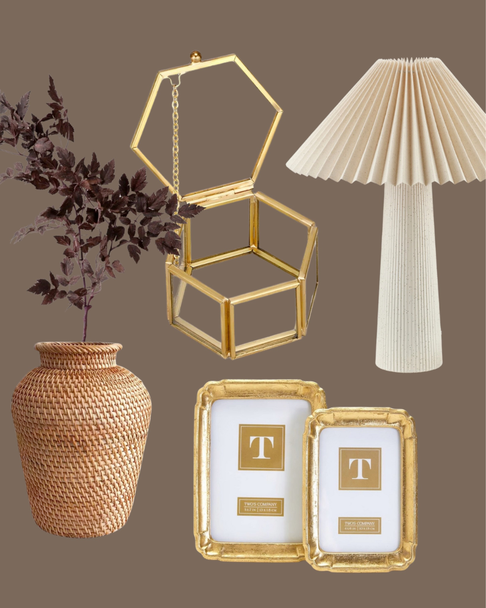 Today on ChrisLovesJulia.com we’re talking about styling your bedroom for different budgets using our STYLING principles. Here’s how I’d style a bedroom for $150 🖤

Rattan vase, faux stem, trinket box, pleated lamp shade, gold table frames

#LTKFindsUnder50 #LTKHome #LTKStyleTip