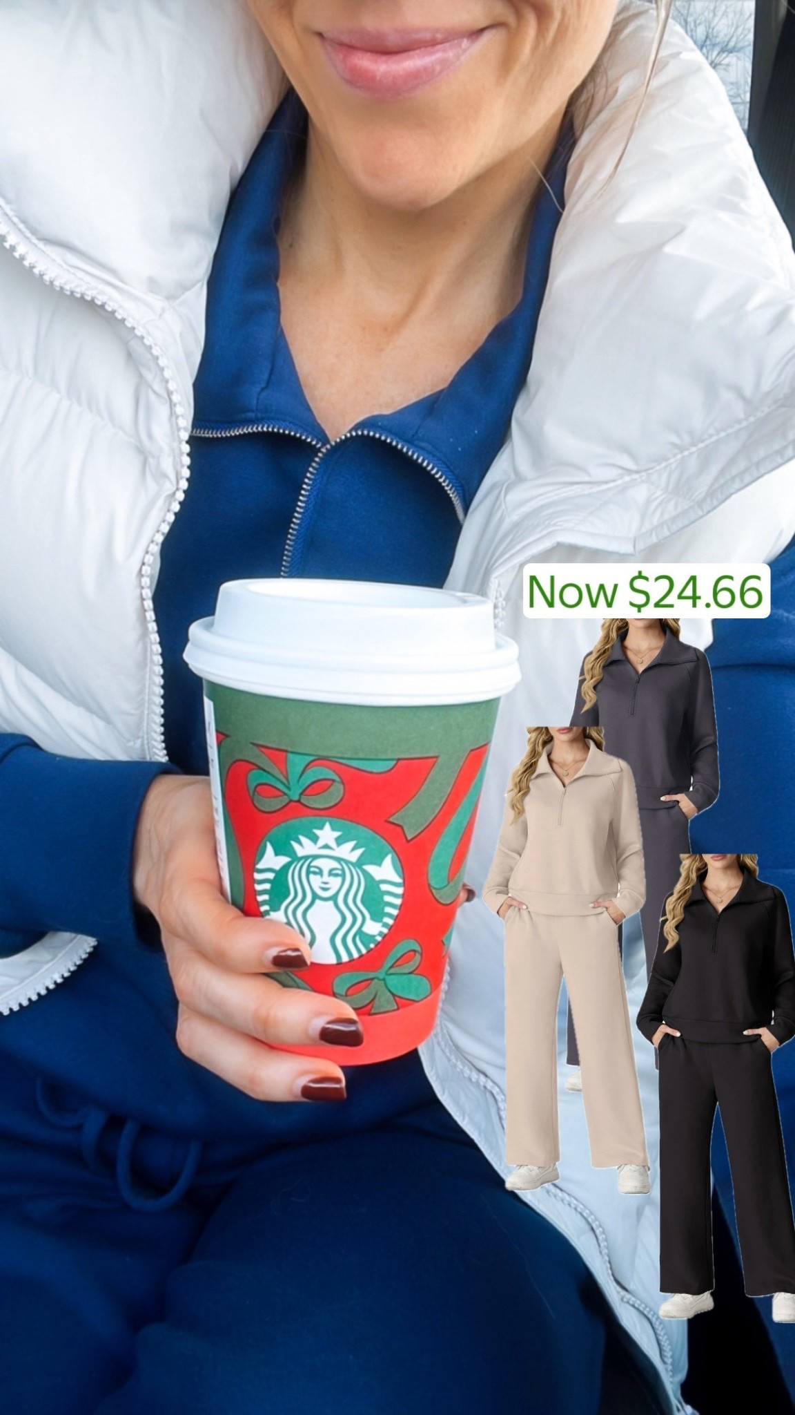 Can’t get over the quality of this set and the material! Looks and feels expensive! Material does not wrinkle! Comfy stretchy waistband, functional drawstring with pockets! Perfect for the holidays coming up: lounge, travel & everyday casual! 

I’m wearing size small! 

#LTKSaleAlert #LTKFindsUnder50 #LTKStyleTip