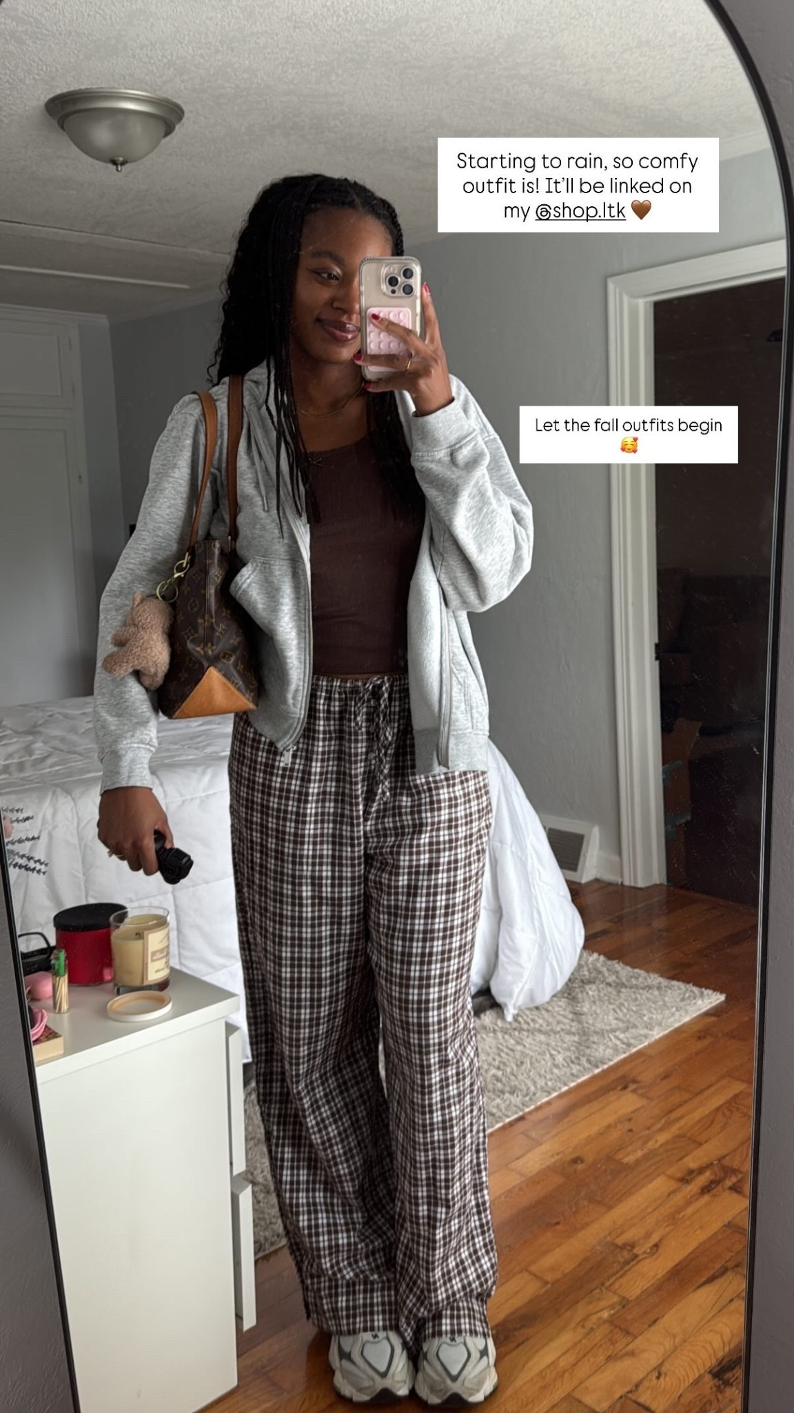 My casual outfit I wore today for a fall rainy day!🍁🌧️❤️

#LTKItBag #LTKSeasonal #LTKFindsUnder100