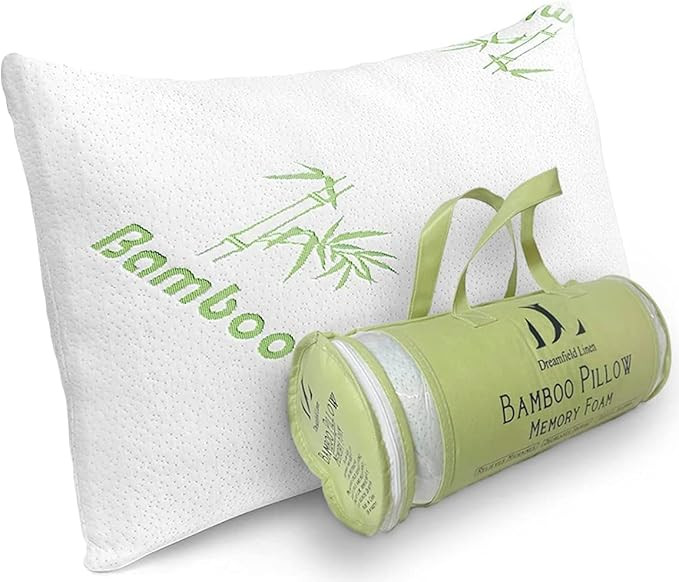 Amazon.com: Memory Foam Bamboo Pillows King 20" x 36" [Adjustable] for Sleeping - Cool & Breathab... | Amazon (US)