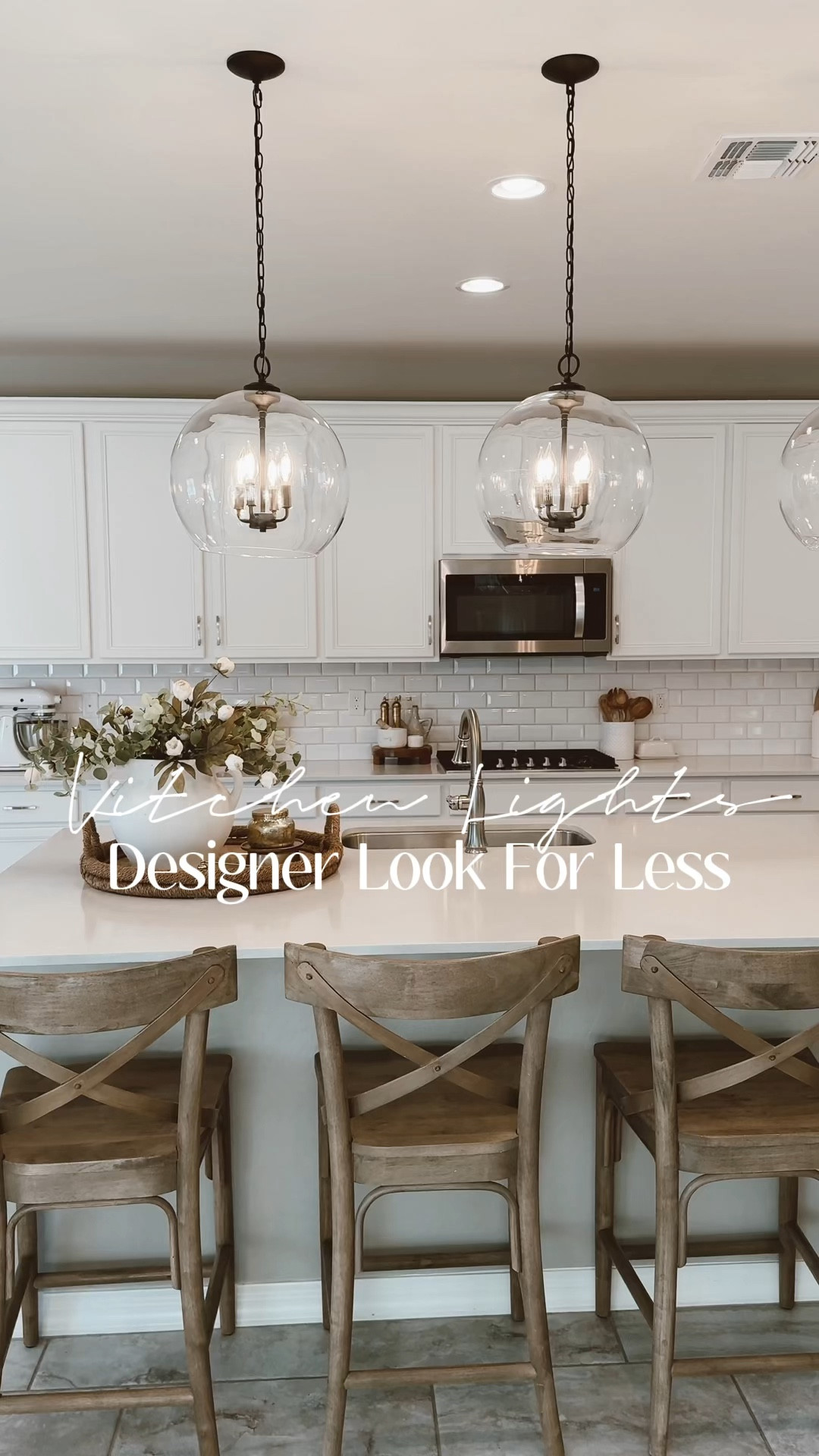 Kitchen lights - kitchen pendant lights - kitchen refresh - kitchen decor - counter stools - kitchen upgrade - cutting boards - spring kitchen decor #LTKstyletip

#LTKVideo #LTKhome #LTKSeasonal