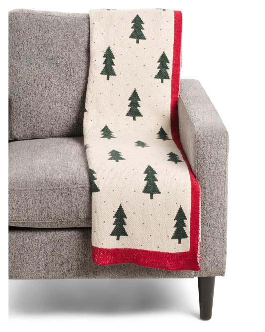 Holiday Tree Solid Trim Throw | Home | Marshalls | Marshalls