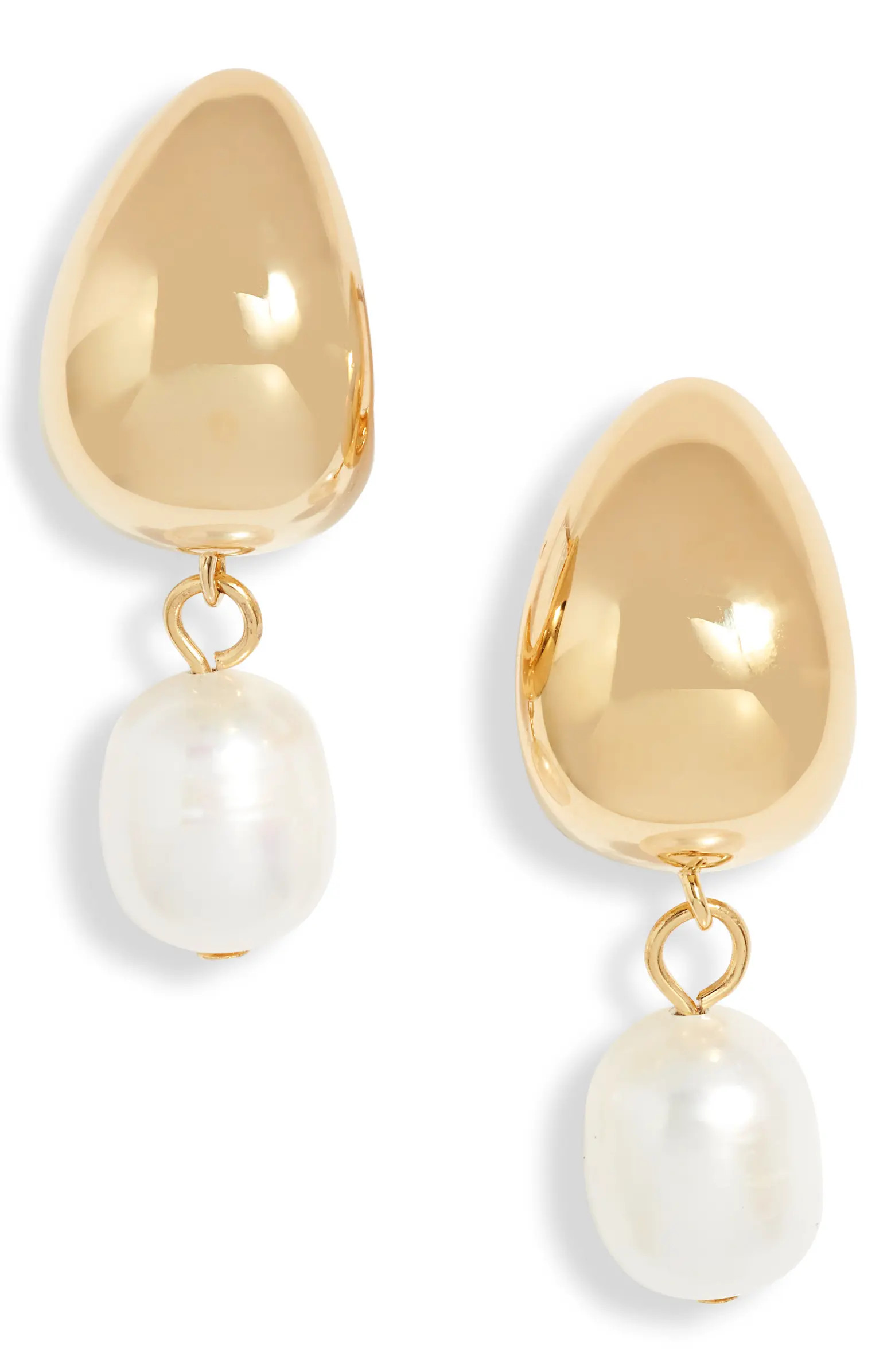 Demi Fine Faux Pearl Drop Earrings | Nordstrom
