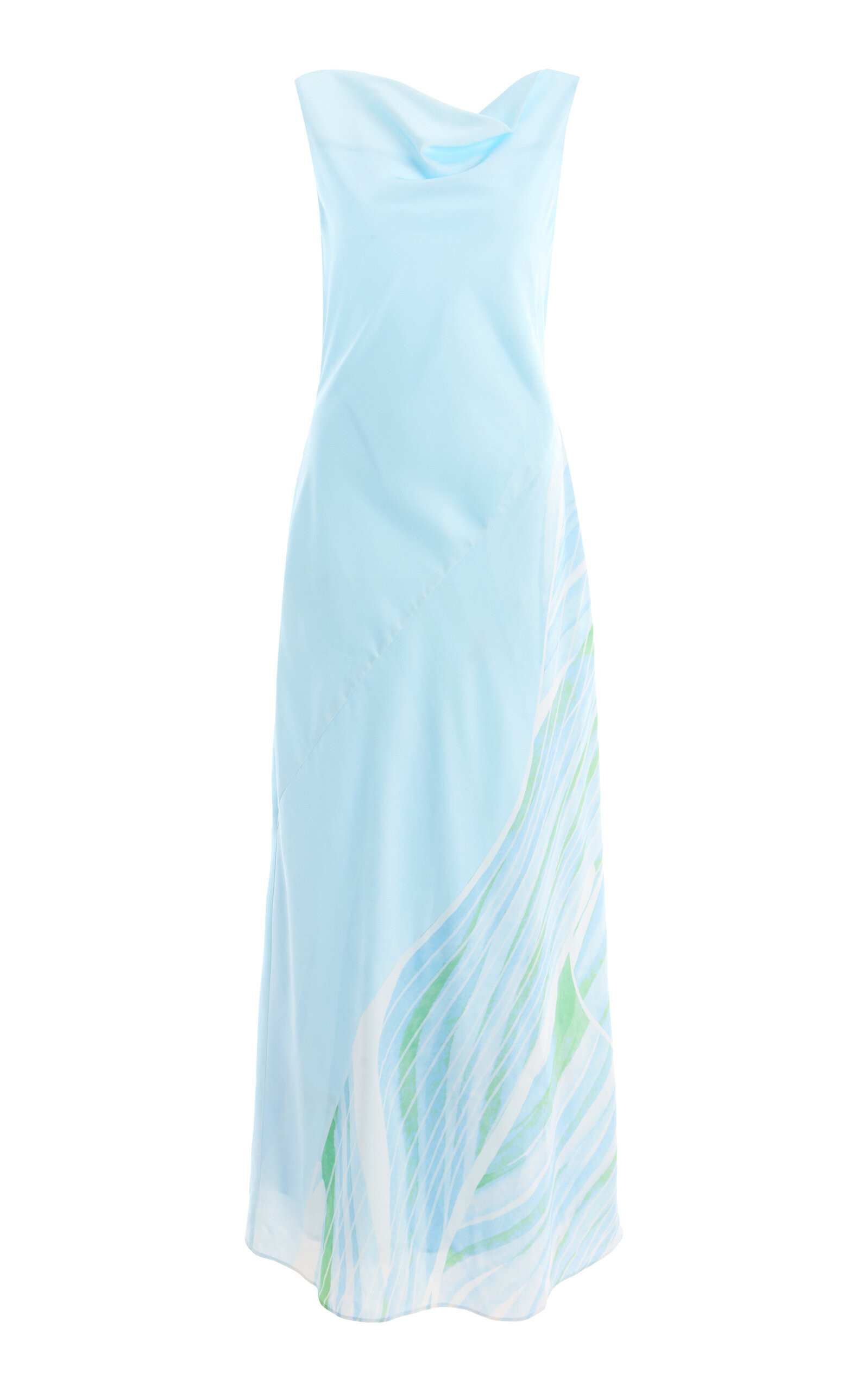 Exclusive Juliana Floral Satin Maxi Dress | Moda Operandi (Global)
