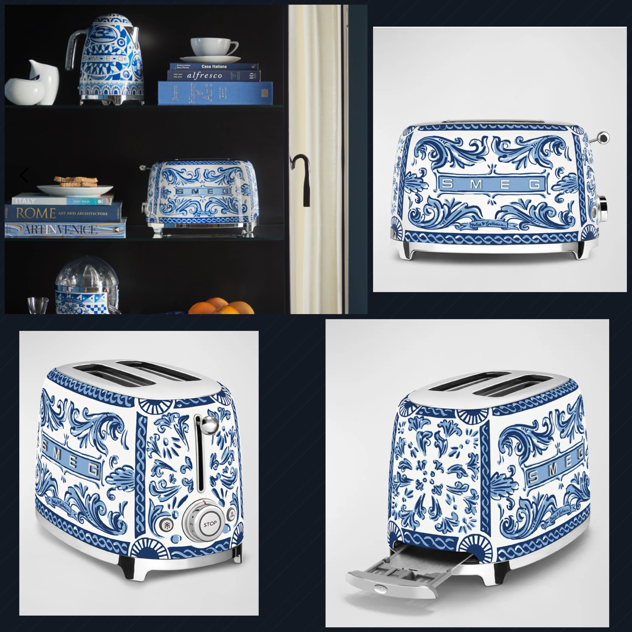 SMEG Dolce& Gabbana 2 slice toaster 




#LTKWedding #LTKFamily #LTKHome