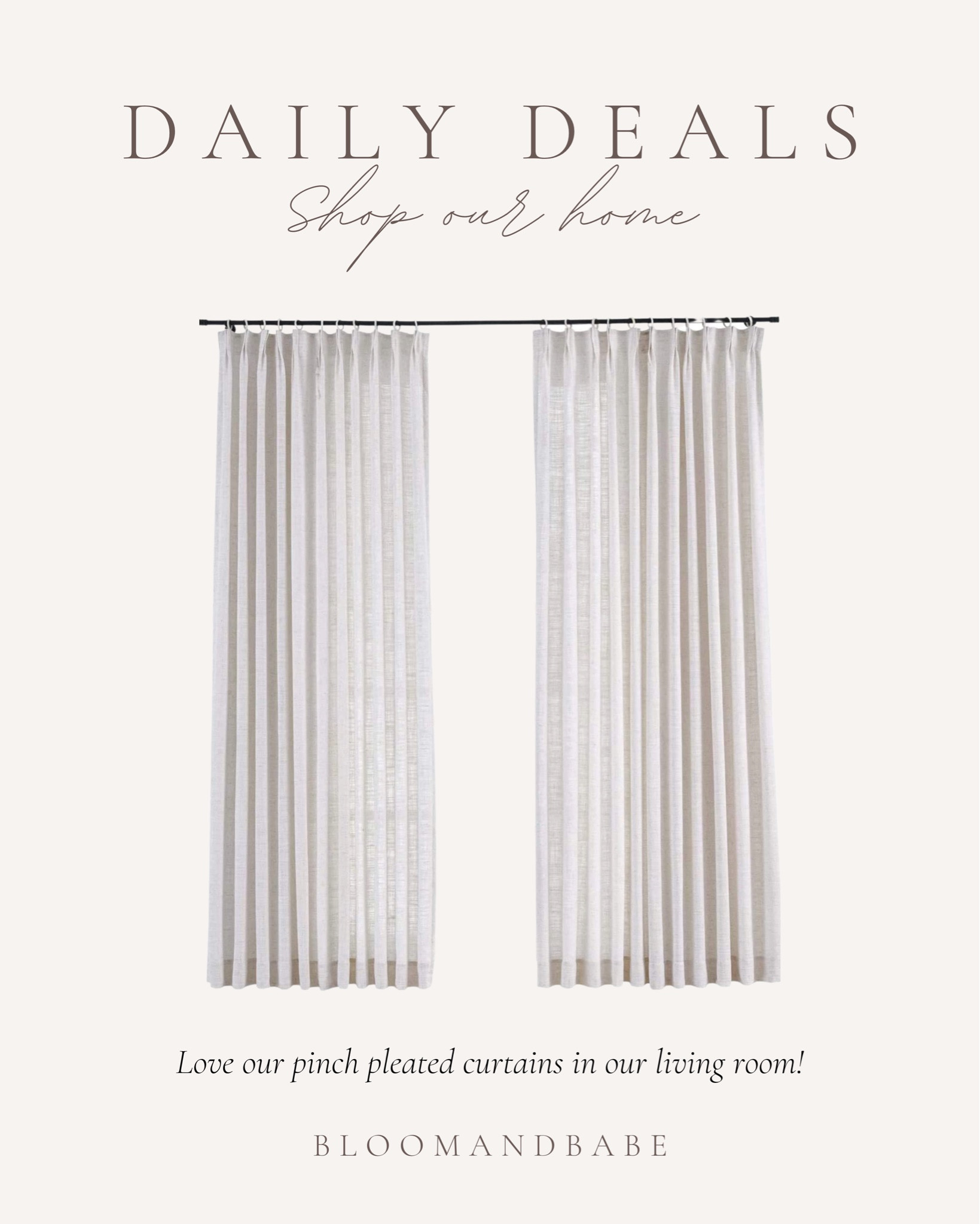 Our pinch pleat curtains are my favorite Living room detail! Home decor / Amazon find / Amazon Home 

#LTKhome #LTKsalealert #LTKstyletip