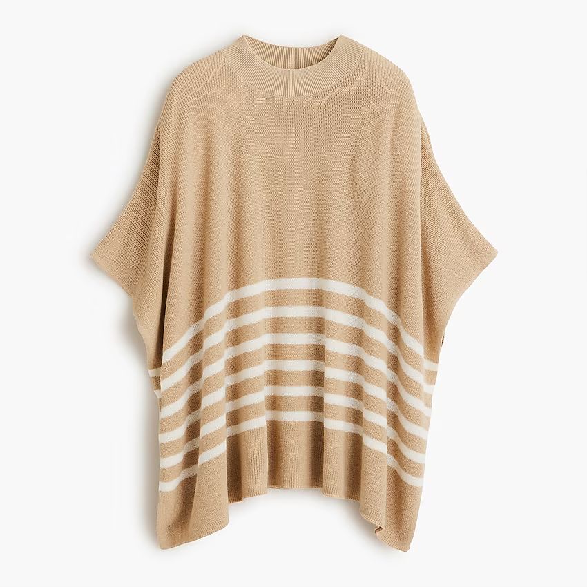 Striped poncho | J.Crew Factory