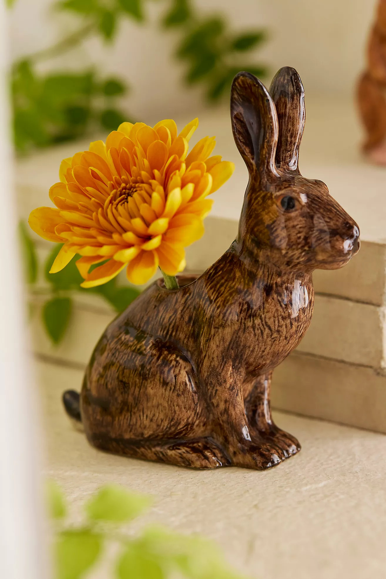 Quail Ceramics Hare Vase | Anthropologie (US)