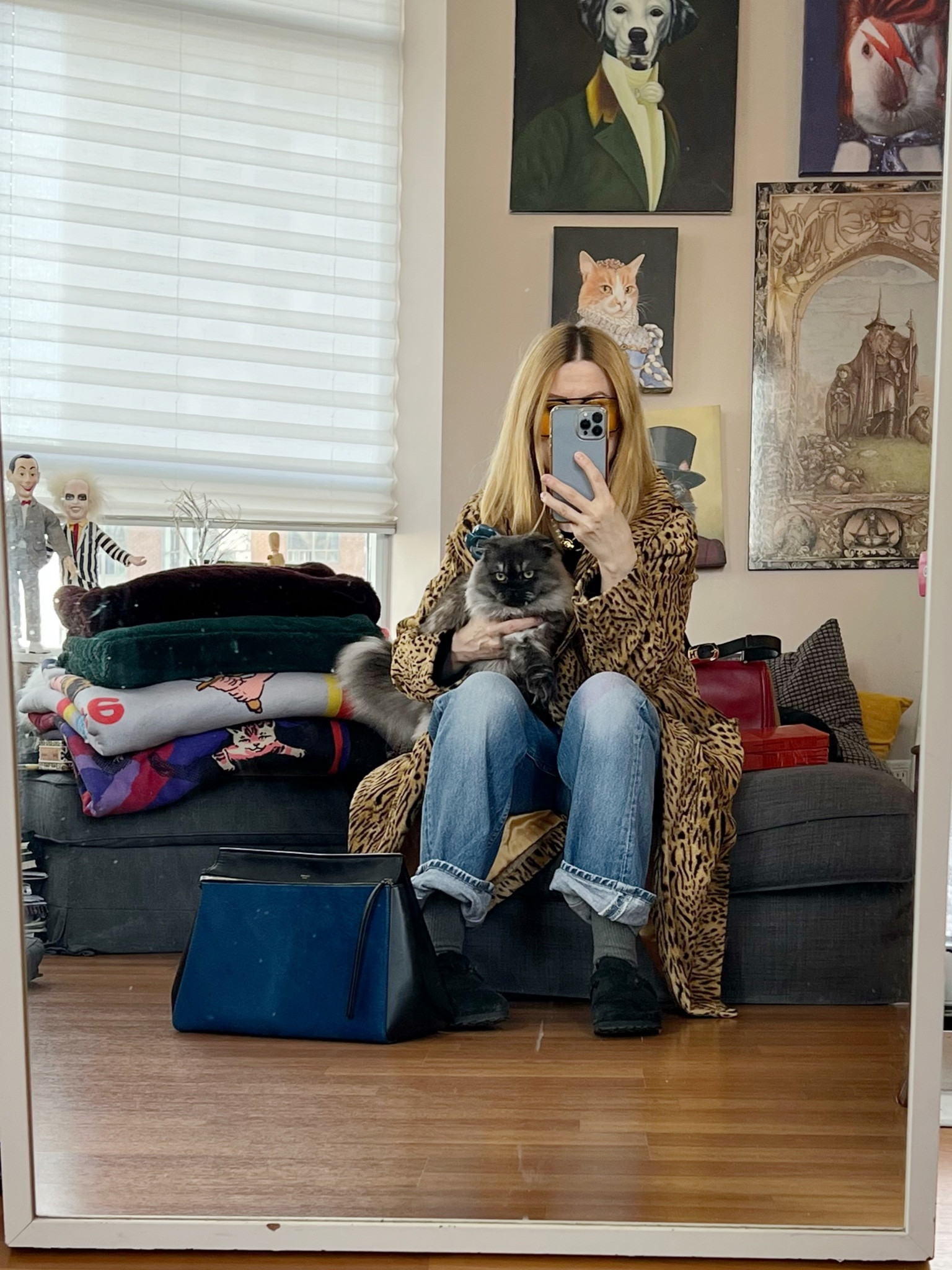 Animal print + blue 🐆 💙 
Bag secondhand 
Jeans and coat vintage

•
.  #winterLook  #StyleOver40  #celine  #vintageLevis  #animalprint  #poshmarkFind #vintageCoat #birkenstockbostons #secondhandFind #FashionOver40  #MumStyle #genX #genXStyle #shopSecondhand #genXInfluencer #WhoWhatWearing #genXblogger #secondhandDesigner #Over40Style #40PlusStyle #Stylish40s #styleTip  #HighStreetFashion #StyleIdeas


#LTKitbag #LTKSeasonal #LTKstyletip