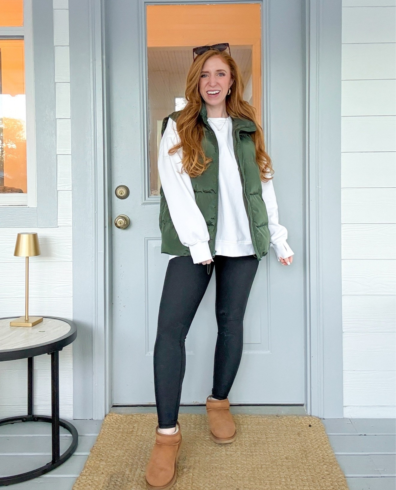 Cozy winter outfit / puffer vest + fleece lined leggings 






Cold weather outfit 
Oversized sweatshirt 
Casual outfit 
Amazon fashion 
Amazon finds 

#LTKSeasonal #LTKFindsUnder50 #LTKootd