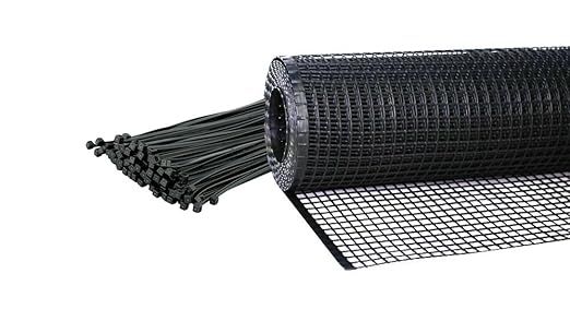 Kidkusion Heavy Duty Deck Guard, Black - 16' L x 34" H | Made in USA; Indoor/Outdoor Balcony and ... | Amazon (US)