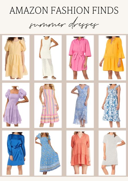Bright and colorful Amazon summer dresses! 

#amazonfashion #summerdresses 

#LTKstyletip #LTKSeasonal #LTKunder100