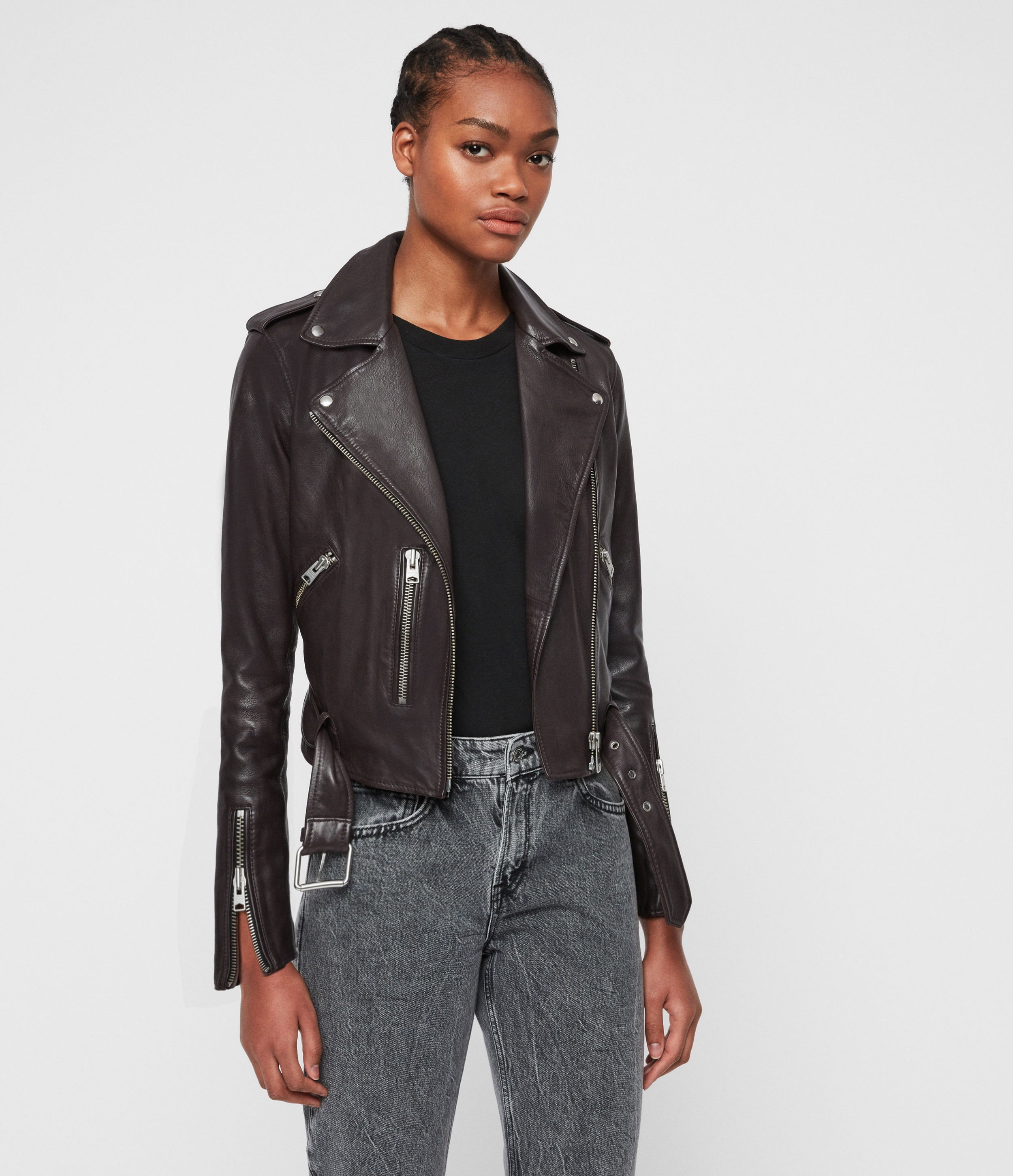 Balfern Leather Biker Jacket | AllSaints (US)