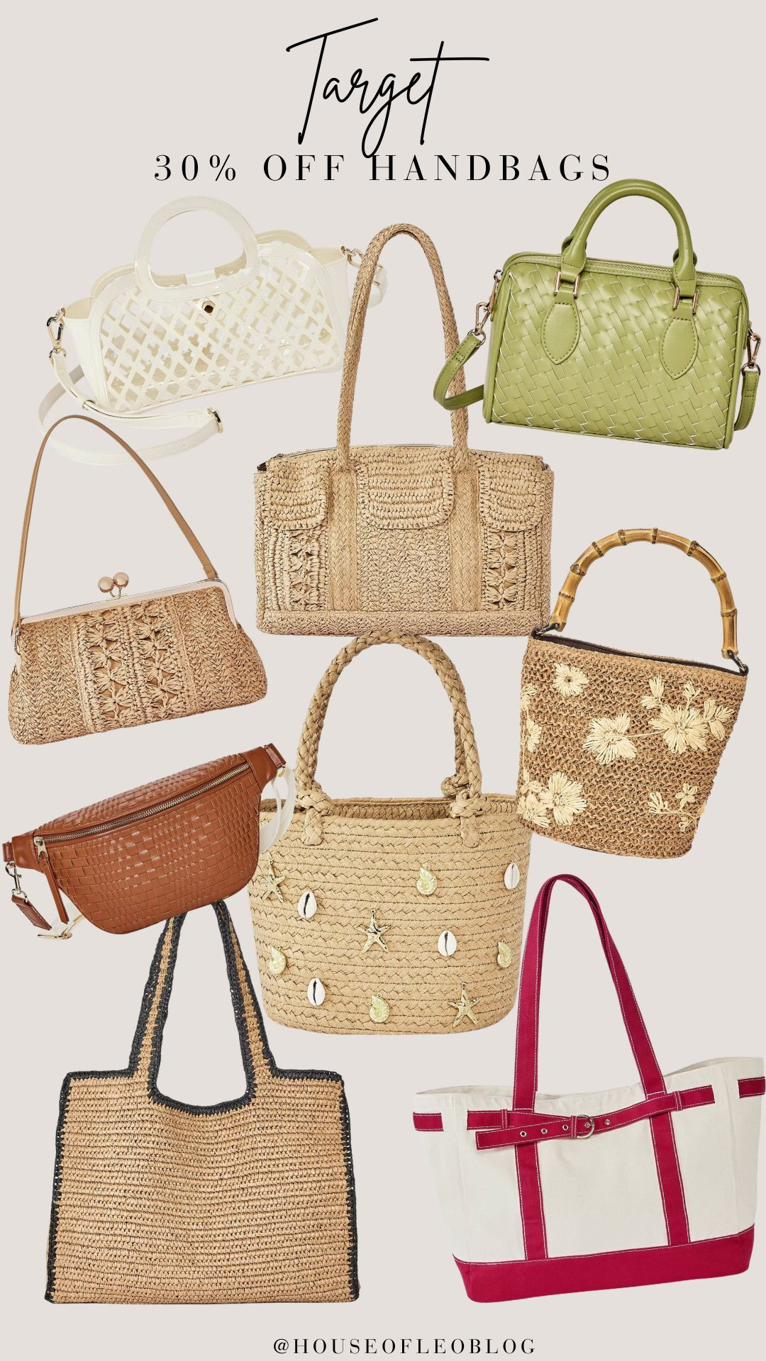 So many cute bags for summer on sale at Target!  

 #LTKSaleAlert #LTKTravel