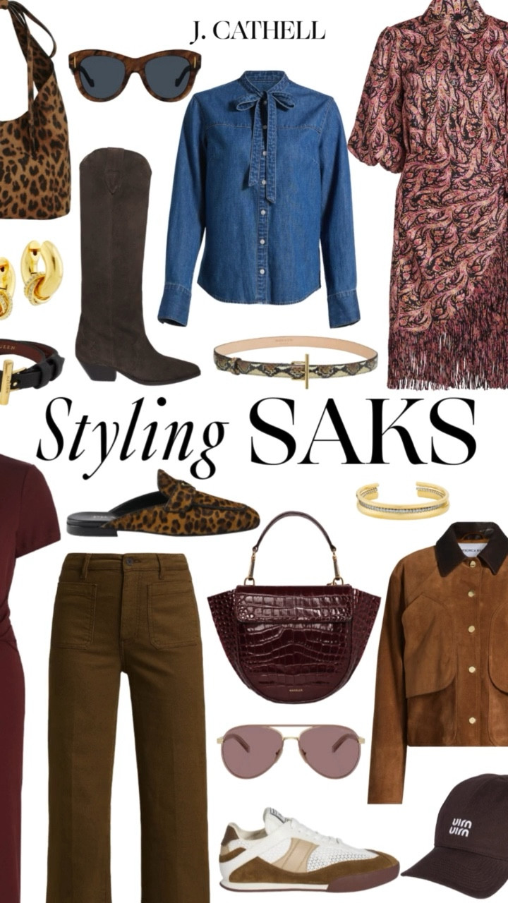 Cool mountain mornings, chic dinners in town, and everything in between—I styled these Saks finds so you can wear them now and later. Think denim blouses, suede jackets, animal print accents, and rich fall tones that transition perfectly into cooler weather.

If you’re planning a Labor Day trip to the mountains—Aspen, Jackson Hole, Vail, Park City, or Highlands—these looks are exactly what you’ll want in your suitcase. Elevated yet effortless, they’ll take you from trail walks to cocktails by the fire without missing a beat.

Shop the edit now on jcathell.com and start planning those mountain chic moments ✨

@saks #saks #sakspartner
#SaksStyle

#LTKOver40 #LTKStyleTip #LTKShoeCrush