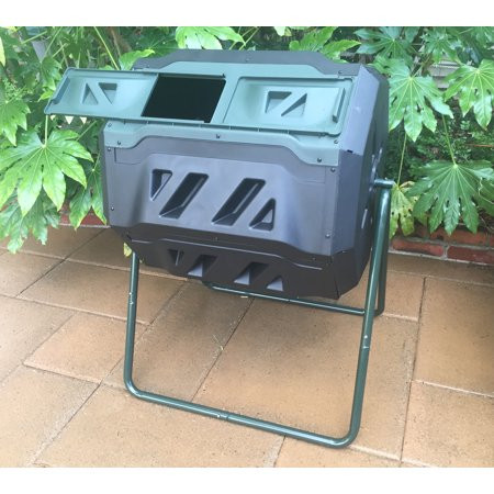 Exaco 43 Gal Mr. Spin Compost Tumbler | Walmart (US)