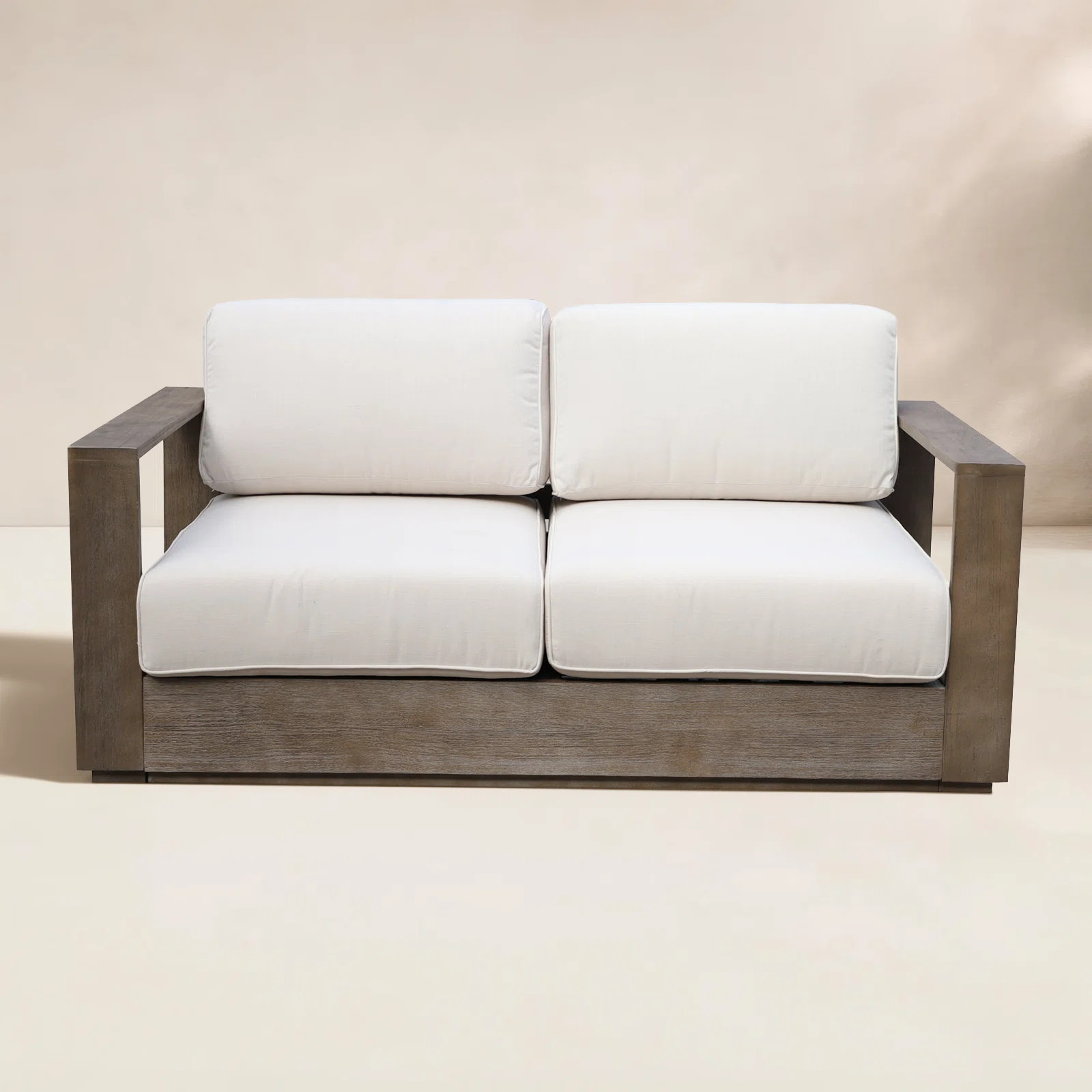 Harbor Wide Outdoor Patio Sofa with Cushions | Wayfair North America