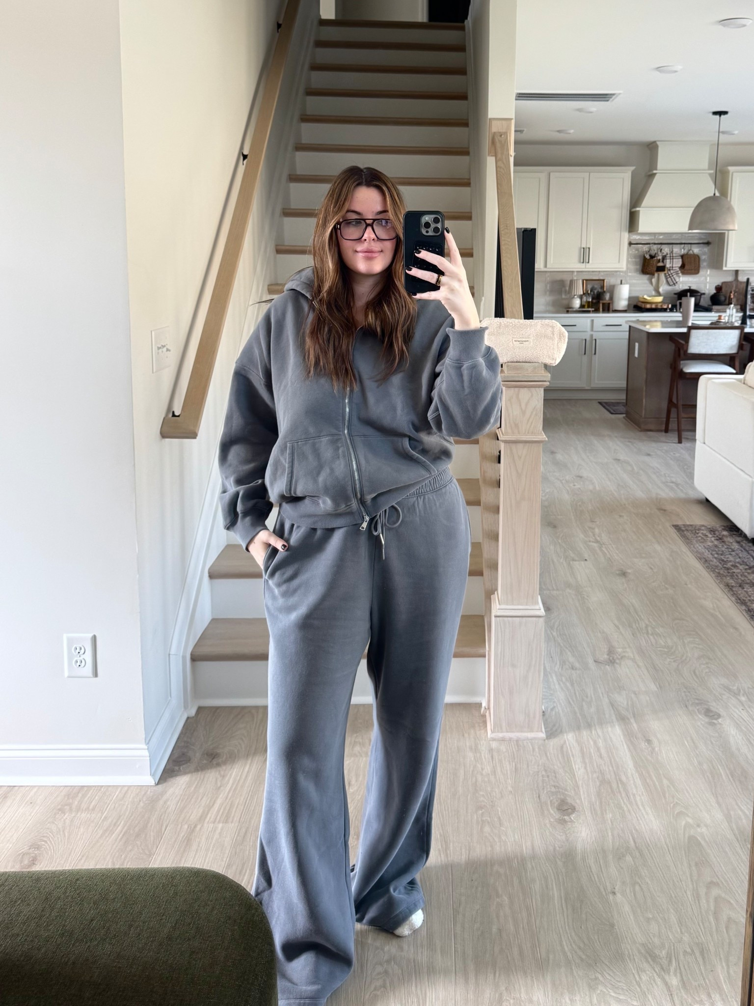 Wearing large jacket and XL tall pants! 

#LTKdayinmylife #LTKMidsize #LTKTall