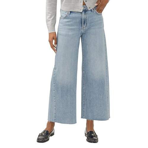 Silver Jeans Co. Women's Isbister High Rise Wide Leg Jeans, Melody, 29W x 28L | Amazon (US)