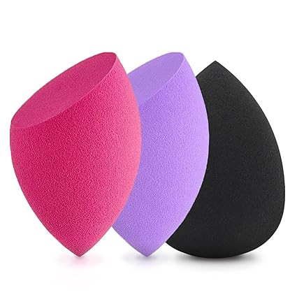 Makeup Sponges, Foonbe Foundation Blending Beauty Sponge, Dry & Wet Use for Powder Cream or Liqui... | Amazon (US)