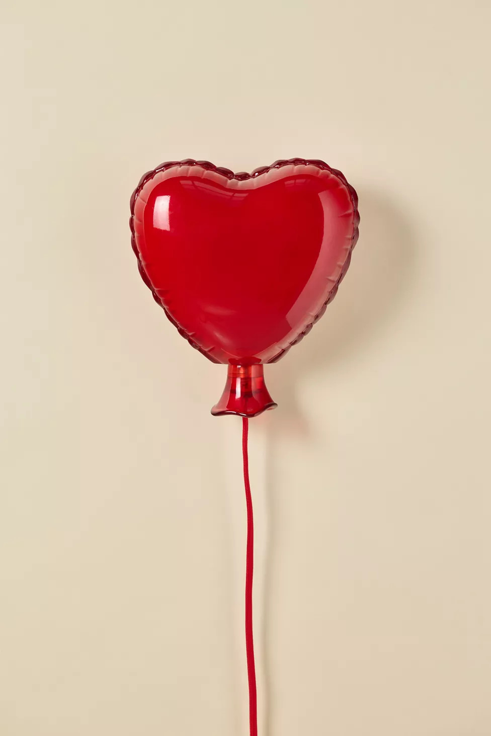 Mylar Heart Balloon Shape Resin Sconce | Urban Outfitters (US and RoW)