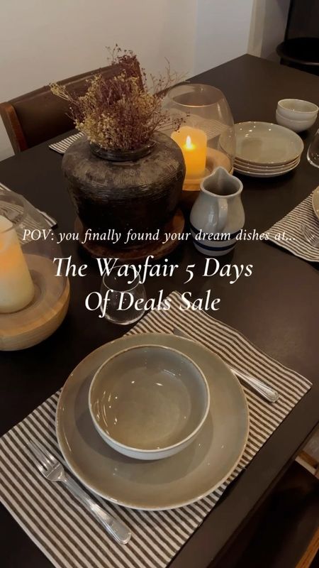 #ad🍴Sale alert! @Wayfair’s 5 Days of Deals is happening now until April 4, 2023 and everything ships FREE.  I’ve done the shopping for you by rounding up my top picks and some of the best deals in the sale (up to 70% off!). 
I’ve been on the hunt for vintage-inspired dishes for over a year now, and not only did I find the stoneware dish set of my dreams, it’s on sale! 

Note - sale prices are subject to change

#wayfair #noplacelikeit #wayfairathome #diningroom #saleblogger #salealert #wayfairfinds #dishes #wayfairfinds #salealert #decoratingonabudget #moderntraditional #stoneware #dishset  #californaicool #californiacasual #vintagedishes #dinnerware #tabletop #tablesetting #tableware #tabledecor #tablescapes #diningtabledecor #plates #diningtable #dinnerware

Vintage dishes. Modern traditional dish set. Wayfair sale finds. Wayfair finds. Affordable home decor.  Vintage dishes. Dinnerware set. Tabletop styling. Table setting. Tableware dishes.  Dining set. Stoneware dish set. 

#LTKhome #LTKunder100 #LTKunder50