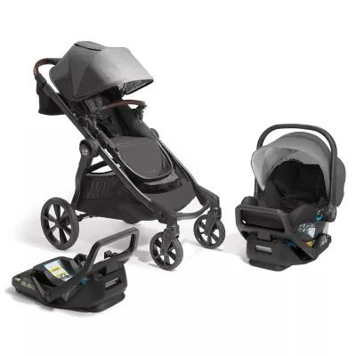 Baby Jogger® City Select 2 Eco Collection Single-to-Double Modular Travel System in Lunar Black | buybuy BABY