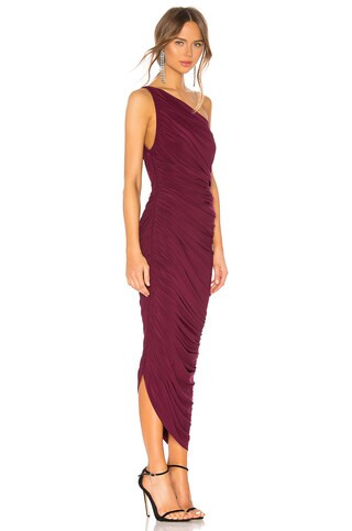 Norma Kamali Diana Gown in Plum from Revolve.com | Revolve Clothing (Global)