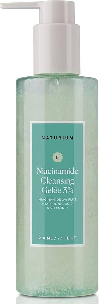 Naturium Niacinamide Cleansing Gelée 3% Plus Hyaluronic Acid & Vitamin C, Gentle & Smoothing Fac... | Amazon (US)