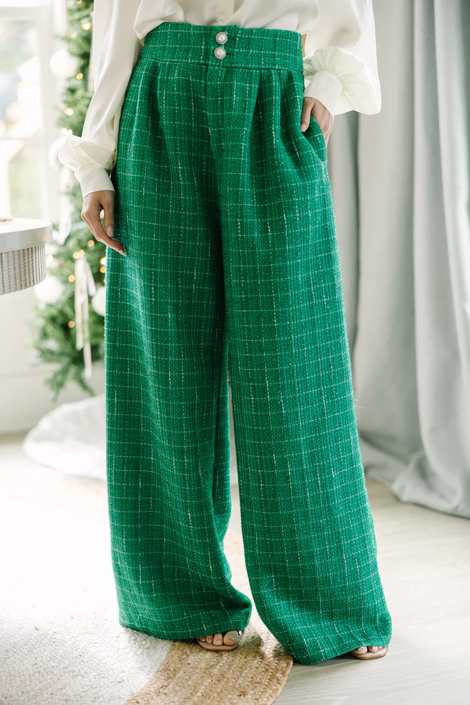 All The Best Green Tweed Pants | The Mint Julep Boutique
